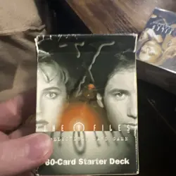 X-Files CCG 60 Card Starter Deck Factory Sealed Premiere Edition 1996 with extra - Image 1
