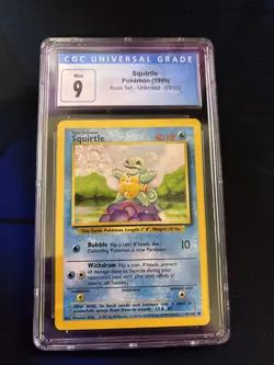 Squirtle Base Set Regular Card 063/102 CGC 9 - Image 1