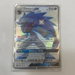 Pokemon TCG Zoroark GX Hidden Fates Shiny Holo Secret Rare Card 77a/73 - Image 3