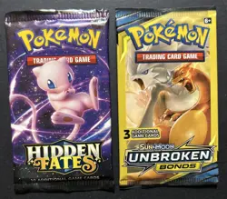 ✨ Pokemon Hidden Fates Booster Pack ✨ + BONUS 3-Card Pack (RANDOM ART) - READ - Image 2