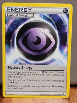 Mystery Energy 112/119 Pokemon TCG Card Phantom Forces - Image 1