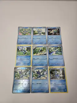Lot of 9 Froakie Frogadier Various Pokemon Card Lot Reverse Holo - Image 3