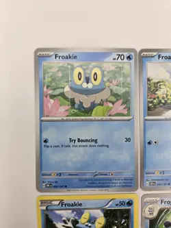 Lot of 9 Froakie Frogadier Various Pokemon Card Lot Reverse Holo - Image 4
