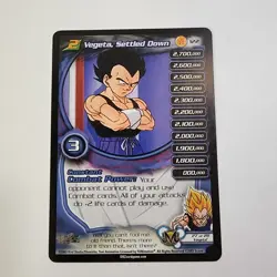 DBZ TCG Vegeta Card Lot Of 4 - Rare/Promo - Personality - See Description - Image 2