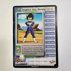 DBZ TCG Vegeta Card Lot Of 4 - Rare/Promo - Personality - See Description - Image 4