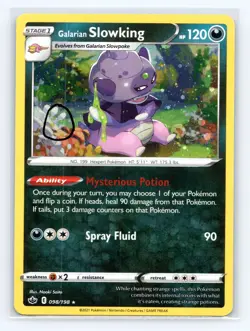 Miscellaneous Cards & Products #098/198 Galarian Slowking (1 Swirl) - Image 1