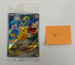PIKACHU 027 PALDEA EVOLVED SVP POKEMON TCG HOLO PROMO CARD SEALED # 1 - Image 1