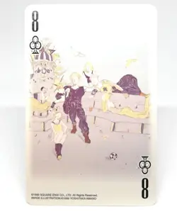 CLUB 8 Finalfantasy Yoshitaka Amano Final fantasy 25th Anniversary Playing Cards - Image 1