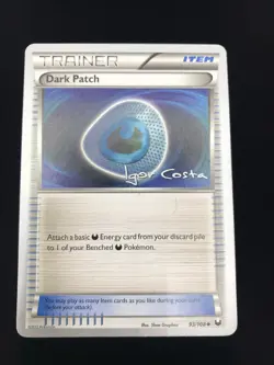 Dark Patch Trainer Card Pokemon World Championships 2012 Promo 93/108 Igor Costa - Image 1