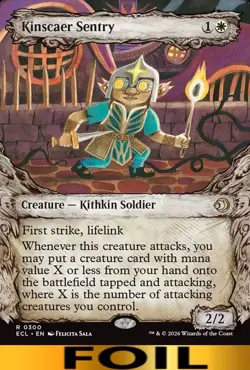 Kinscaer Sentry ** FOIL SHOWCASE ** #300 - Lorwyn Ecliped - NM MTG - Image 1
