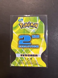 Pokemon Card - Ivysaur #2/18 - Die Cut - Advanced Challenge - Topps NM - Image 2