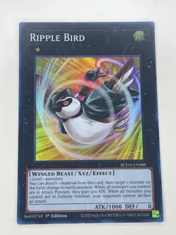 Yugioh! Ripple Bird - SUDA-EN088 - Super Rare - 1st Edition Near Mint - Image 1
