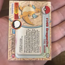 2000 Topps Pokemon TV Animation Edition Series 3 Non Holo #149 Dragonite - Image 4