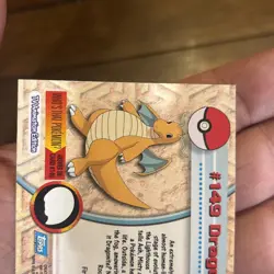 2000 Topps Pokemon TV Animation Edition Series 3 Non Holo #149 Dragonite - Image 5
