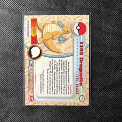 2000 Topps Pokemon TV Animation Edition Series 3 Non Holo #149 Dragonite - Image 2