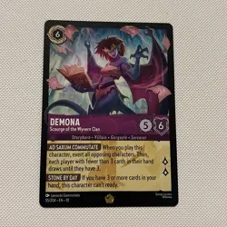 Disney Lorcana Demona 55/204 Whispers In The Well Scourge of the Wyvern Clan - Image 1