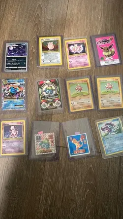 Vintage Pokemon Lot 12 Cards - Image 1