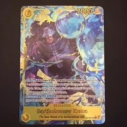 Bartholomew Kuma (Alternate Art) OP12-119 Legacy of the Master Foil - Image 1