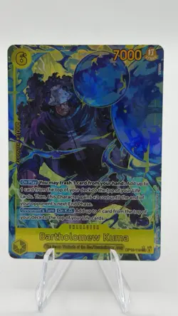 Bartholomew Kuma (Alternate Art) OP12-119 Legacy of the Master Foil - English - Image 1