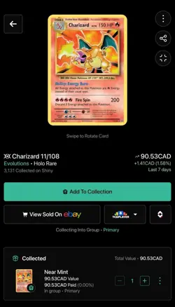 Charizard 11/108 Holo Rare - Pokemon XY Evolutions 2016 - TCG English - Image 4