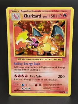 TCG Pokemon Charizard 11/108 Holo Rare XY Evolutions 2016: LP Ungraded - Image 2