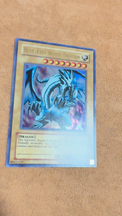 🔥 YUGIOH Blue-Eyes White Dragon LOB-001 Unlimited ULTRA RARE ORIGINAL NM/VLP #1 - Image 2