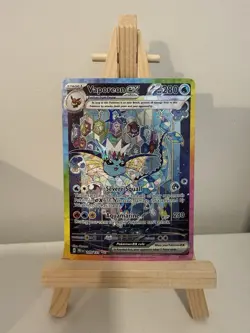 Pokemon TCG Vaporeon EX 149/131 SV Prismatic Evolutions Holo Card SIR NM - Image 1