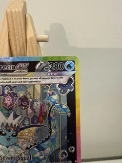 Pokemon TCG Vaporeon EX 149/131 SV Prismatic Evolutions Holo Card SIR NM - Image 4