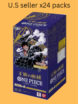 Sealed Japanese One Piece Card "Royal Blood" Booster Box [US SELLER] 24 Packs! - Image 1