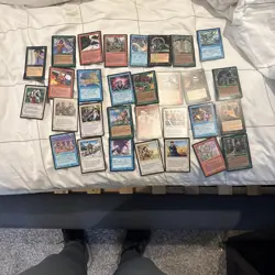 30 First Edition Magic The Gathering Cards, Assortment Of Colors Alpha Edition - Image 1