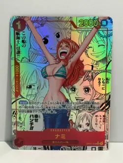 Nami OP01-016 Manga Alt Art ONE PIECE Card The Best Japanese Comic Parallel JP - Image 1