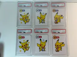 Pikachu Pokemon Card Taruka Round 1 & 2 1st 2nd 3rd Ooyama PSA 10 Sequential - Image 1