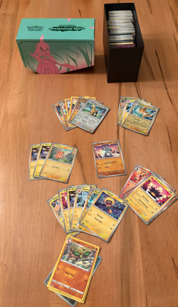 Pokemon Card Bulk Lot of 500 Cards - Random Group Holo Reverse Basic w/ Box - Image 1