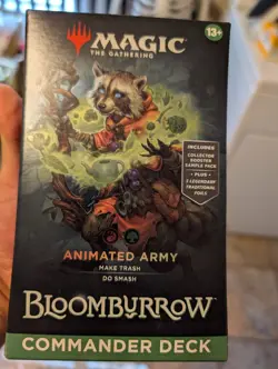 MTG Bloomburrow Commander Deck - Animated Army - Magic The Gathering Sealed - Image 1