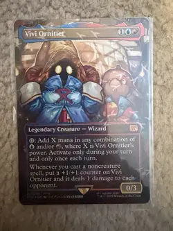 MTG Vivi Ornitier (Borderless) (Chocobo Track Foil) Final Fantasy Foil - Image 1