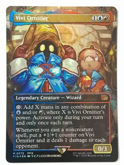 Vivi Ornitier (Chocobo Track Foil Borderless) - NM - FIN Final Fantasy MTG Magic - Image 1