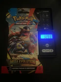 (VERY HEAVY) 32.93g Pokemon TCG Mega Evolution Sleeved Booster Pack (SEALED)✅ - Image 1