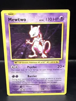 Pokemon TCG Mewtwo XY Evolutions 51/108 Cracked Ice Holo - Image 1