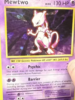 Pokemon TCG Mewtwo XY Evolutions 51/108 Cracked Ice Holo - Image 4