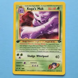 Koga's Muk 26/132 1st Edition Gym Challenge Rare Non-Holo, 2000 Vintage - Image 1