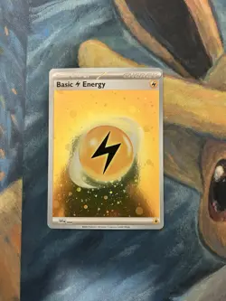 Pokemon TCG - Lightning Energy SVE 004 Cosmos HD Holo NM for 151 Master Set - Image 1