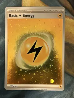 Pokemon TCG - Lightning Energy SVE 004 Cosmos HD Holo NM for 151 Master Set - Image 3