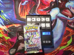 VERY HEAVY! GOD PACKUUU 22.38g Prismatic Evolutions Pokemon TCG Booster (SEALED) - Image 1