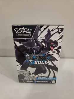 Pokemon Scarlet & Violet Black Bolt Booster Bundle Sealed Box Zekrom - Image 1