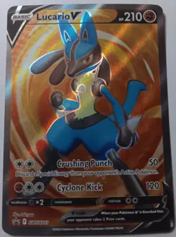 Pokemon - Lucario V SWSH213 - Sword & Shield Black Star Promos - Full Art - NM - Image 1