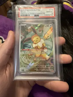 Eevee Pokemon Svp En-Sv Black Star Promo 173 NM PSA 10 - Image 1