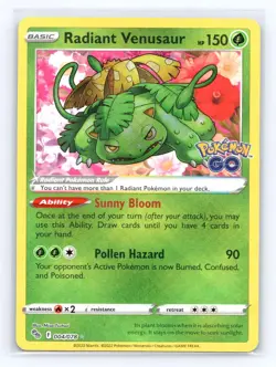Pokemon GO #004/078 Radiant Venusaur - Image 1