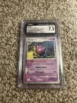 Gengar 18/100 (Jason Martinez) 2009 World Championship Decks Pokemon CGC 7.5 - Image 1