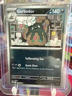 Pokemon TCG Garbodor White Flare Master Ball Pattern Reverse Holo NM - Image 1