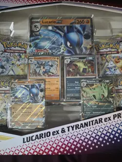 Pokemon Prismatic Evolutions Bundle - 14 Sealed Boosters + Sealed EX Premium - Image 4